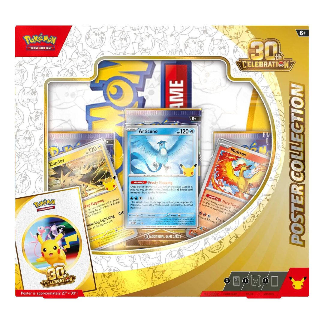 Pokémon TCG - 30th Celebration - Poster Collection