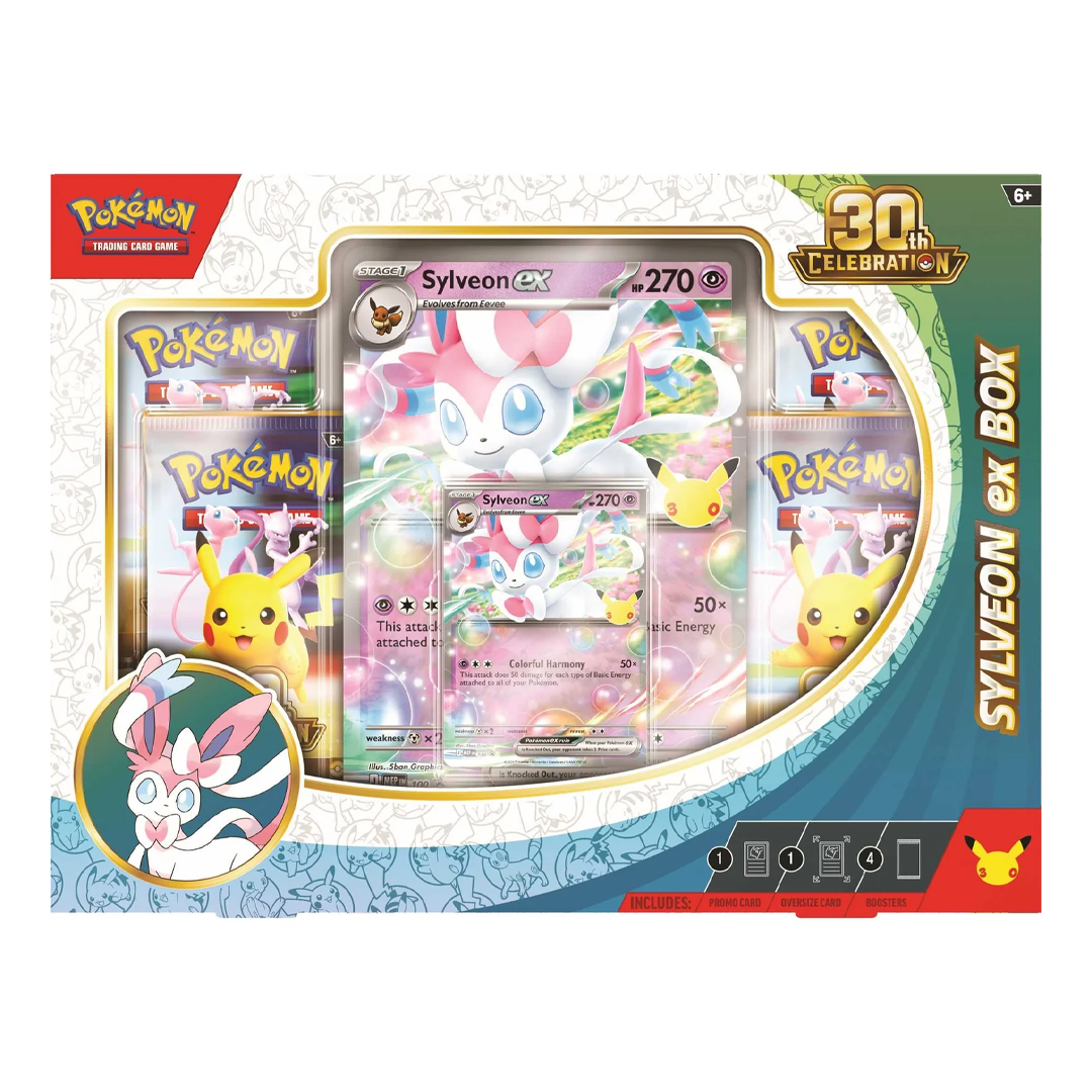 Pokémon TCG - 30th Celebration - Sylveon ex - Collection Box