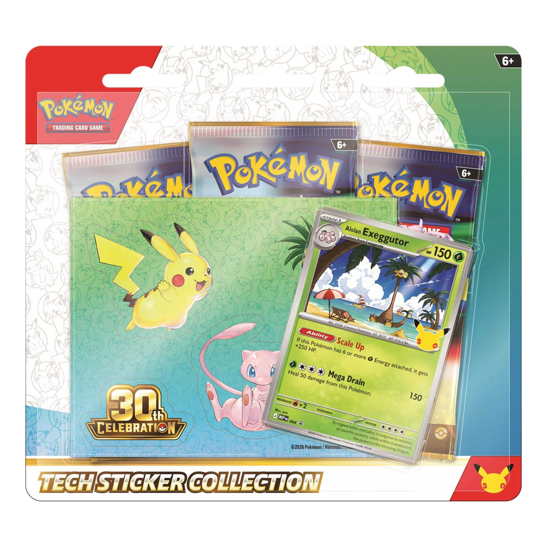 Pokémon TCG - 30th Celebration - Tech Sticker Collection - Alolan Exeggutor