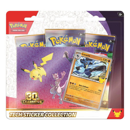 Pokémon TCG - 30th Celebration - Tech Sticker Collection - Lucario