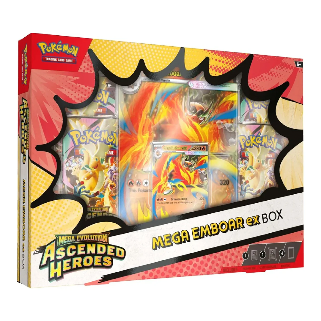 Pokémon TCG - Ascended Heroes - Mega Emboar ex Collection Box