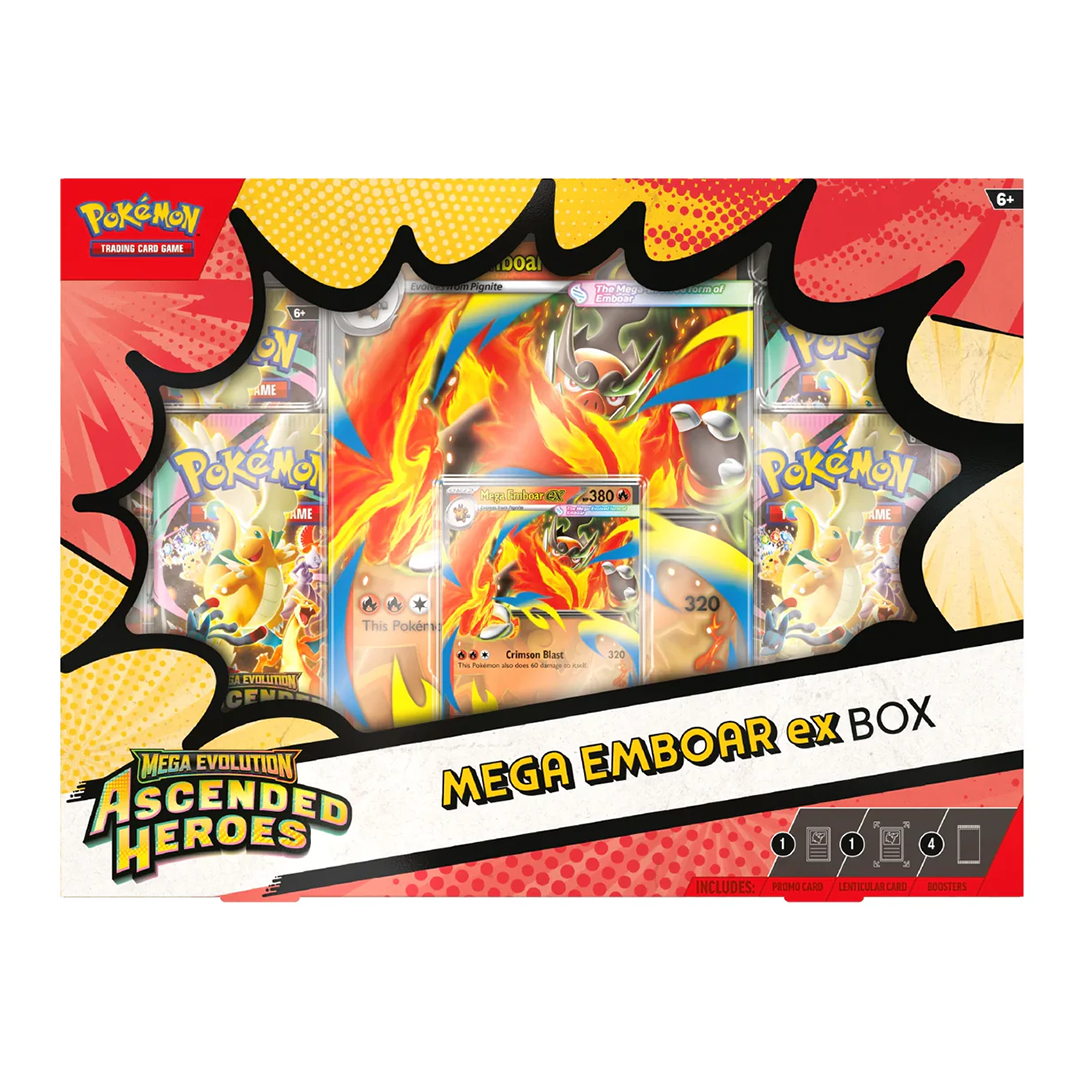 Pokémon TCG - Ascended Heroes - Mega Emboar ex Collection Box