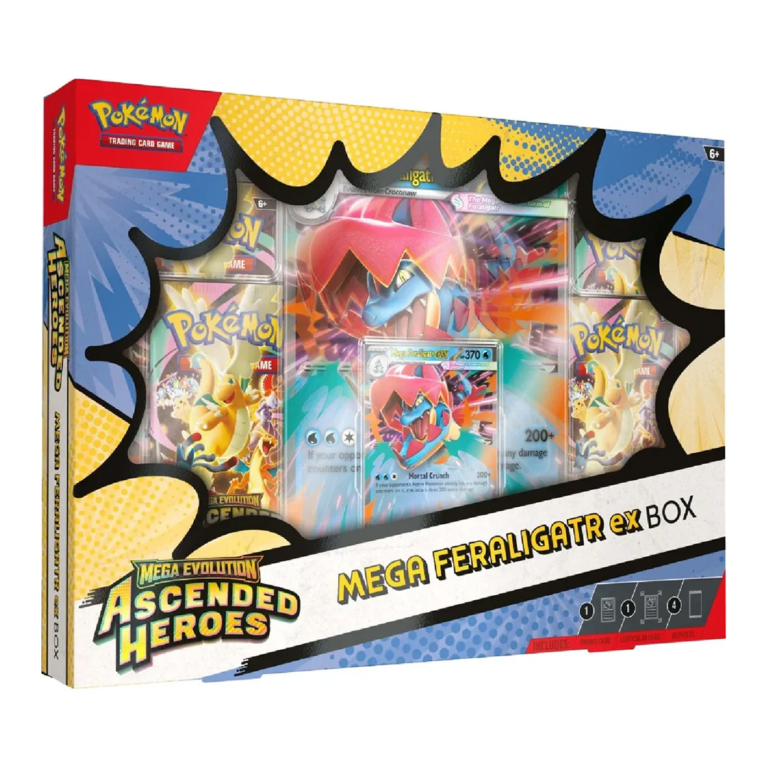 Pokémon TCG - Ascended Heroes - Mega Feraligatr ex Collection Box