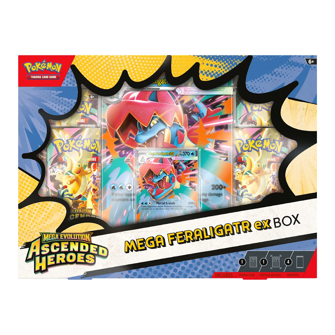 Pokémon TCG - Ascended Heroes - Mega Feraligatr ex Collection Box
