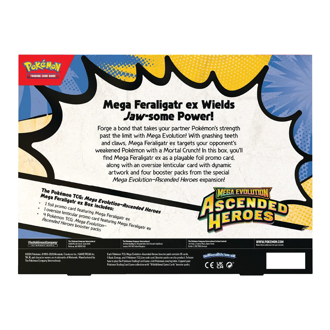 Pokémon TCG - Ascended Heroes - Mega Feraligatr ex Collection Box