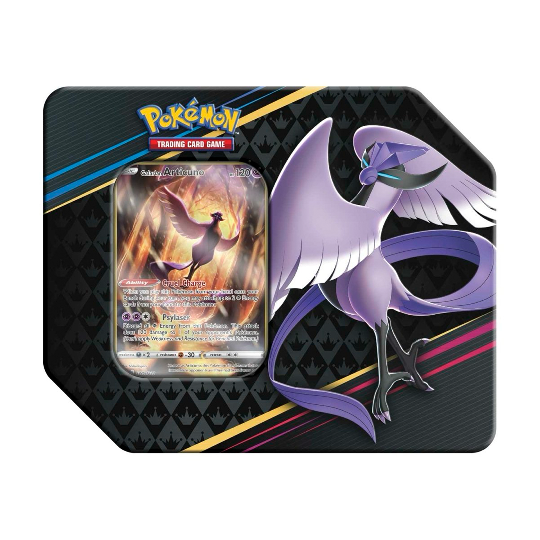 Pokémon TCG - Sword & Shield - Crown Zenith - Galarian Legendary Birds Tin Set