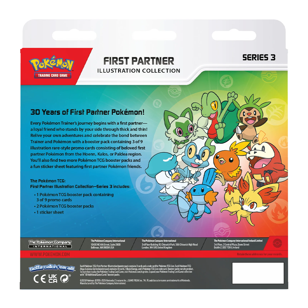 Pokemon TCG - First Partner Illustration Collection - Series 3