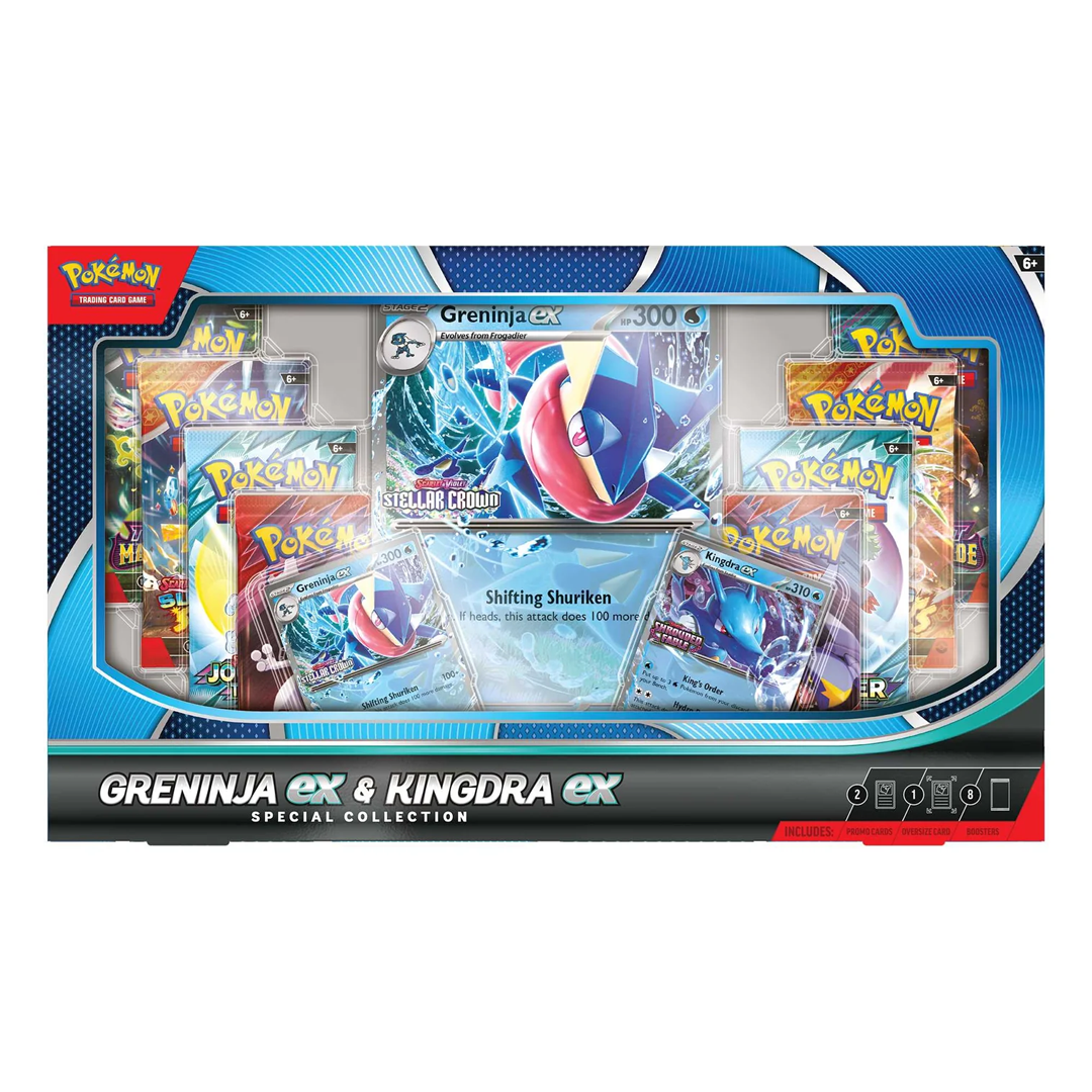 Pokémon TCG - Greninja ex & Kingdra ex - Special Collection Box