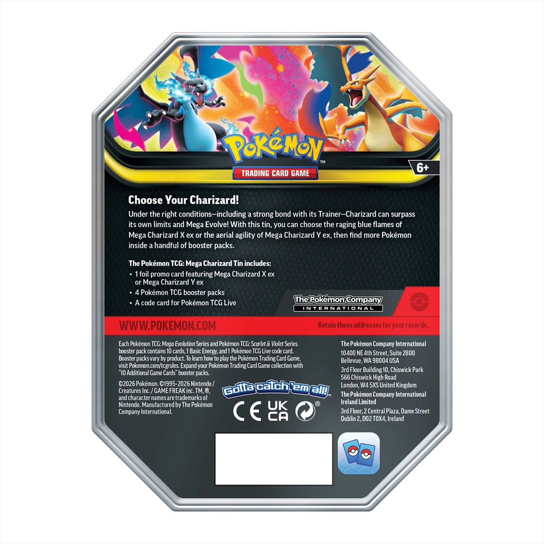Pokemon TCG - Mega Charizard Y ex Tin