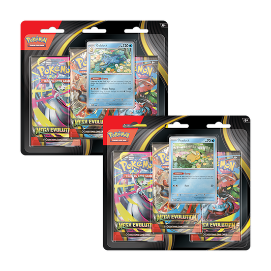 Pokémon TCG - Mega Evolution - 3 Pack Blister - Psyduck