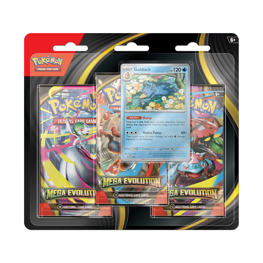 Pokémon TCG - Mega Evolution - 3 Pack Blister - Golduck