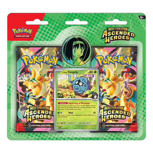 Pokémon TCG - Mega Evolution - Ascended Heroes - 2-Pack Blister (Erika's Tangela)