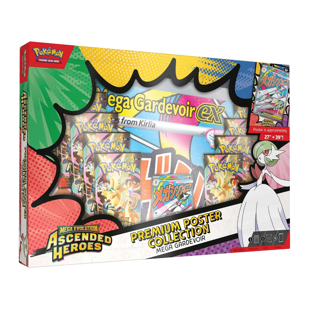 Pokémon TCG - Mega Evolution - Ascended Heroes - Premium Poster Collection - Mega Gardevoir