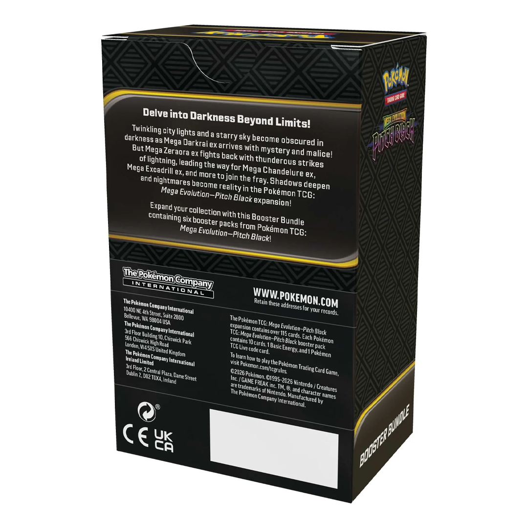 Pokemon TCG - Mega Evolution - Pitch Black - Booster Bundle