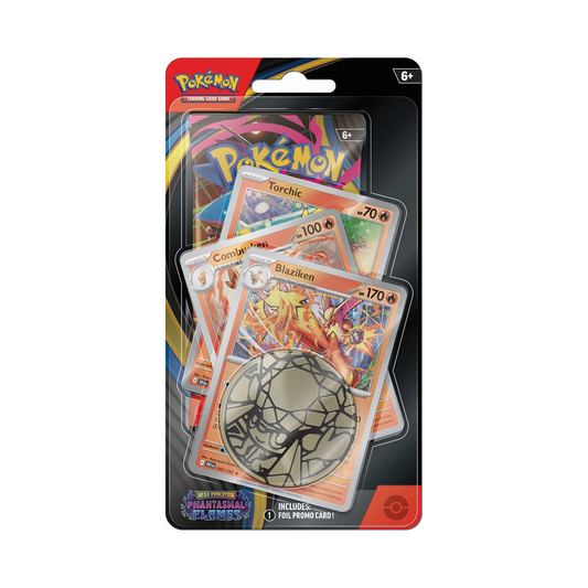 Pokémon TCG - Mega Evolution - Phantasmal Flames - Premium Checklane Blister - Blaziken