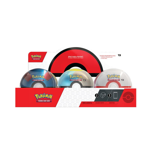 Pokemon TCG - Poke Ball Tin Display Case (2024)