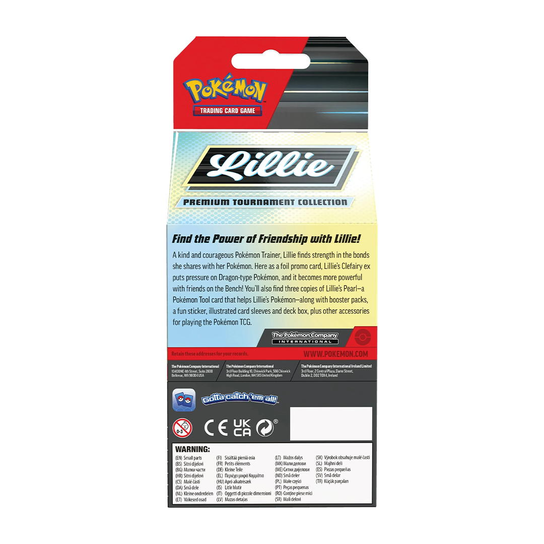 Pokemon Box Pokemon TCG: Lillie Premium Tournament Collection | Includes Clefairy Ex Promo Card & Accessories Pokemon Card Pokemon Box Pokemon TCG: Lillie Premium Tournament Collection | Includes Clefairy Ex Promo Card & Accessories Pokemon Card