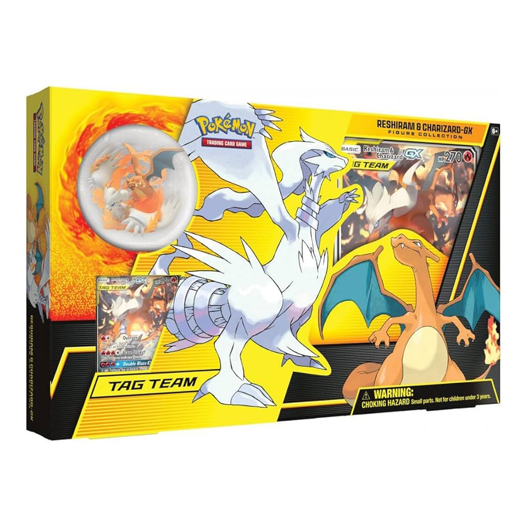 Pokémon TCG - Sun & Moon - Reshiram & Charizard-GX Figure Collection