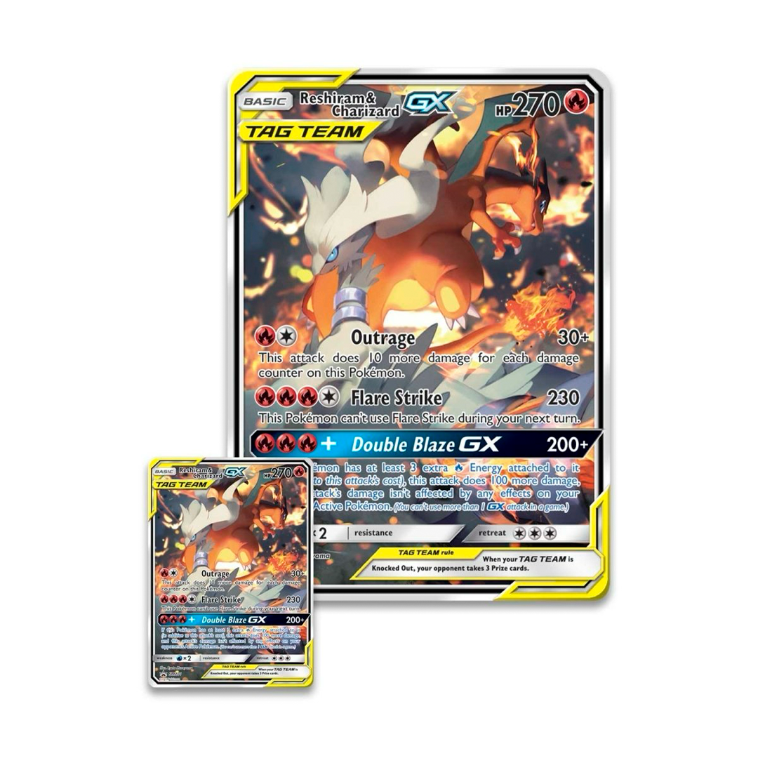 Pokémon TCG - Sun & Moon - Reshiram & Charizard-GX Figure Collection
