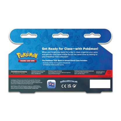 Pokemon TCG - Scarlet & Violet - Back to School Pencil Case (2023) Display Case