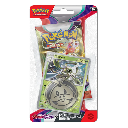 Pokemon TCG - Scarlet & Violet - Base Set - Checklane Blister Pack - Spidops