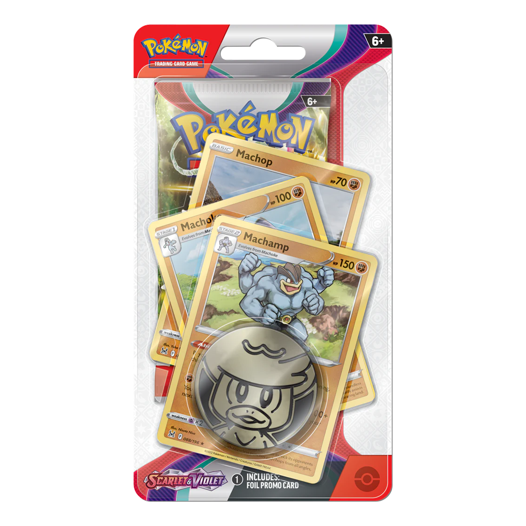 Pokemon TCG - Scarlet & Violet - Base Set - Premium Checklane Blister - Machamp