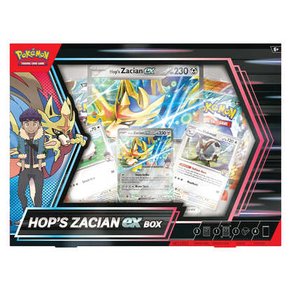 Pokemon TCG - Scarlet & Violet - Hop's Zacian Ex Collection Box