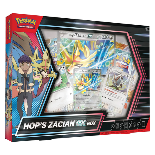 Pokemon TCG - Scarlet & Violet - Hop's Zacian Ex Collection Box