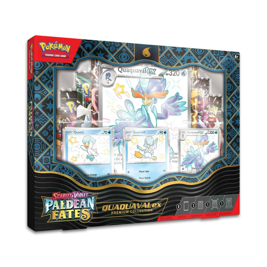 Pokemon TCG - Scarlet & Violet - Paldean Fates - Premium Collection Box - Quaquaval
