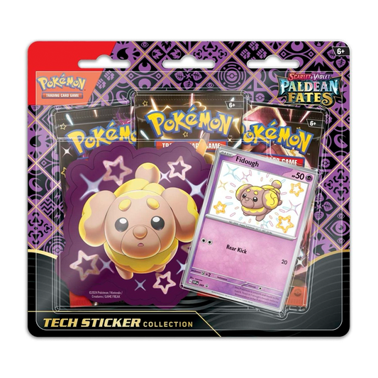 Pokemon TCG - Scarlet & Violet - Paldean Fates - Tech Sticker Collection - Fidough