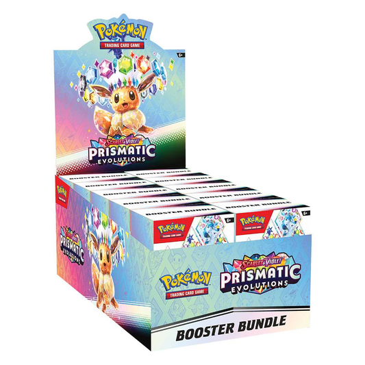 Pokemon TCG - Scarlet & Violet - Prismatic Evolutions - Booster Bundle - Display Case (10x Bundles)