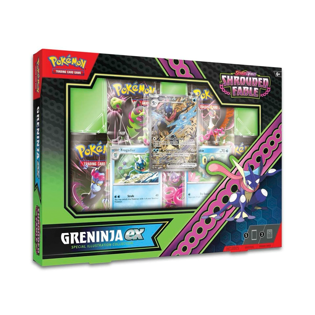 Pokemon TCG - Scarlet & Violet - Shrouded Fable - Greninja EX - Special Illustration Collection Box