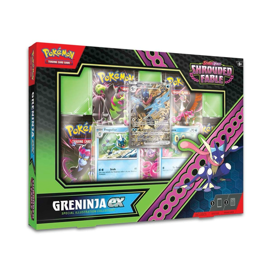 Pokemon TCG - Scarlet & Violet - Shrouded Fable - Greninja EX - Special Illustration Collection Box
