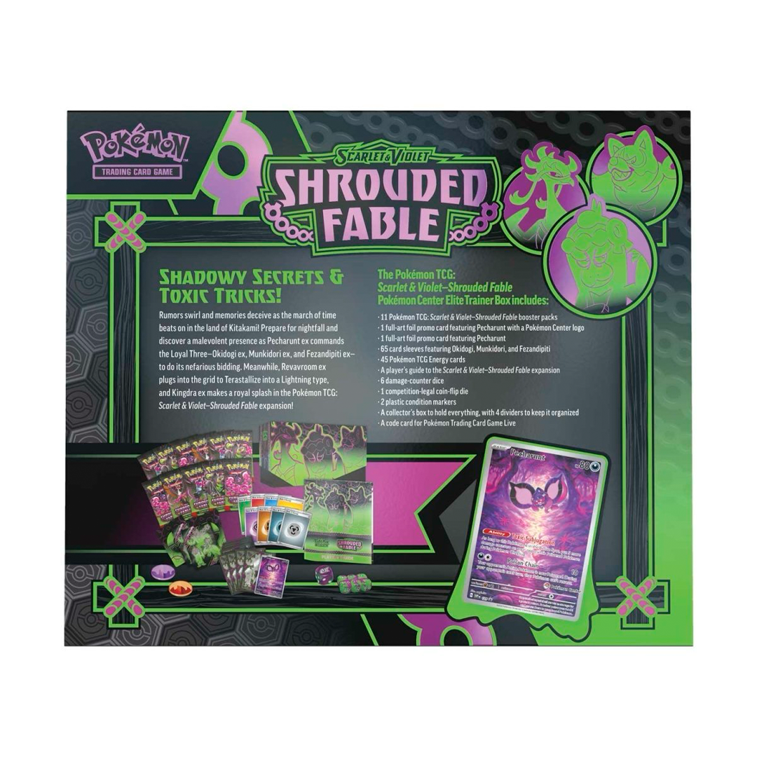 Pokemon TCG - Scarlet & Violet - Shrouded Fable - Pokemon Center Elite Trainer Box