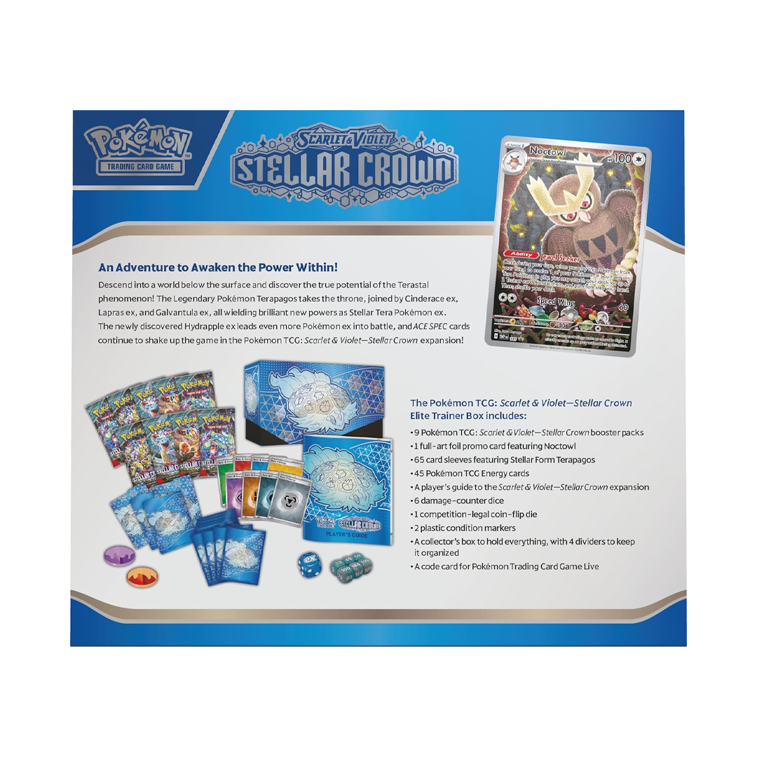 Pokemon TCG - Scarlet & Violet - Stellar Crown - Elite Trainer Box