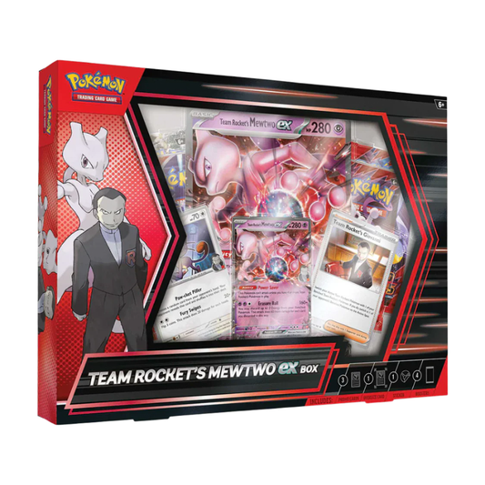 Pokemon TCG - Scarlet & Violet - Team Rocket's Mewtwo Ex Collection Box