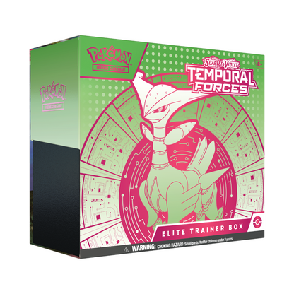 Pokemon TCG - Scarlet & Violet - Temporal Forces - Elite Trainer Box (Iron Leaves)