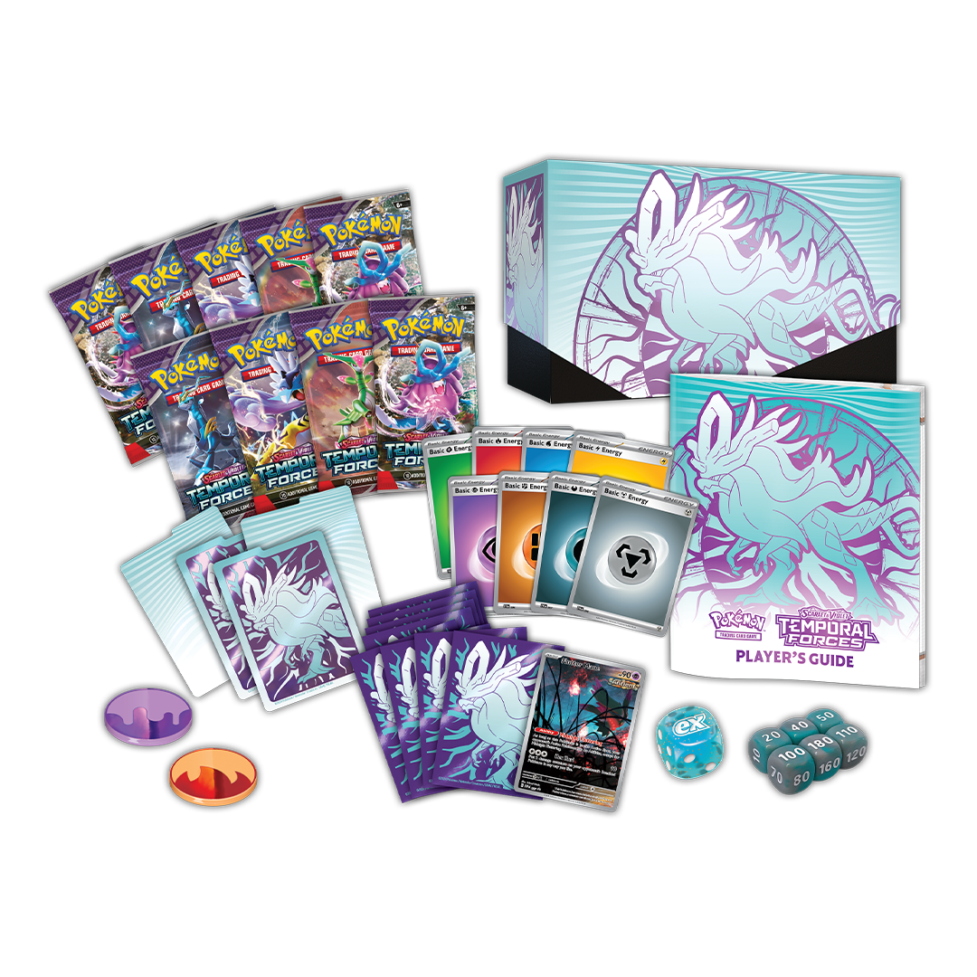 Pokemon TCG - Scarlet & Violet - Temporal Forces - Elite Trainer Box (Walking Wake)
