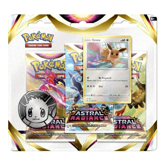 Pokemon TCG - Sword & Shield - Astral Radiance - 3-Pack Blister - Eevee