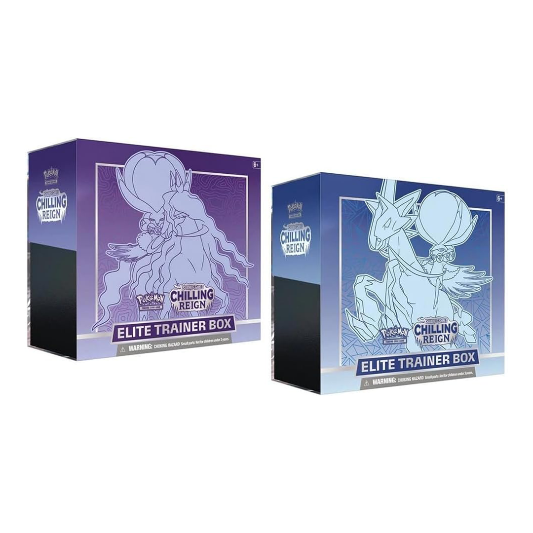 Pokemon TCG - Sword & Shield: Chilling Reign - Elite Trainer Box (Set of 2)