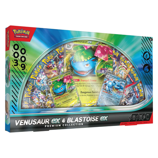 Pokémon TCG - Venusaur & Blastoise ex - Premium Collection Box