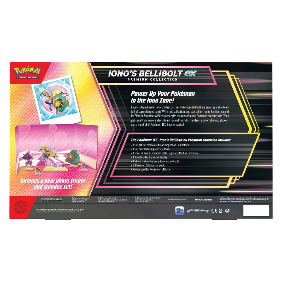Pokemon TCG - Scarlet & Violet - Iono’s Bellibolt EX Premium Collection Box