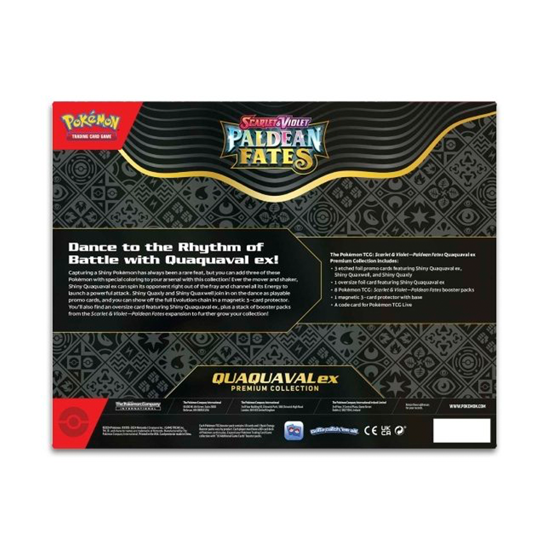 Pokemon TCG - Scarlet & Violet - Paldean Fates - Premium Collection Box - Quaquaval