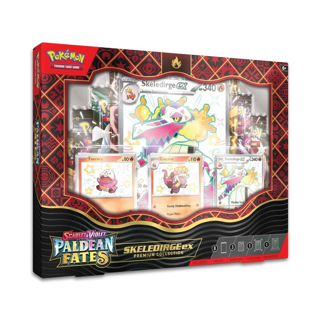 Pokemon TCG - Scarlet & Violet - Paldean Fates - Premium Collection Box - Skeledirge