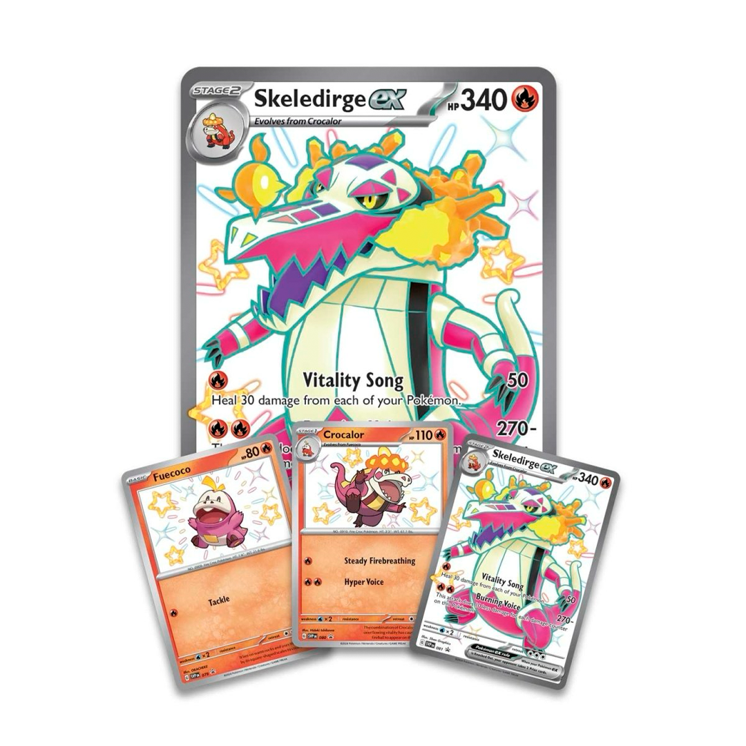 Pokemon TCG - Scarlet & Violet - Paldean Fates - Premium Collection Box - Skeledirge