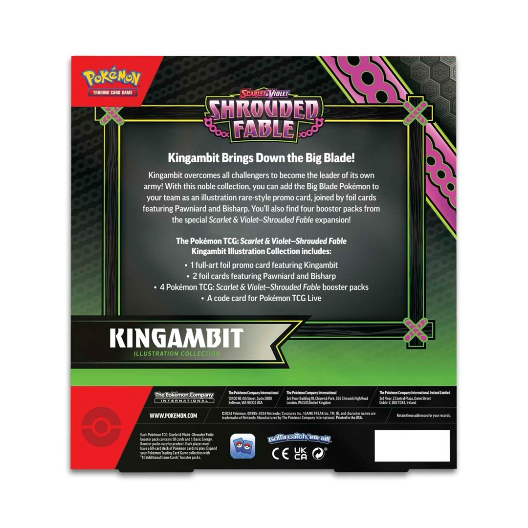 Pokemon TCG - Scarlet & Violet - Shrouded Fable - Kingambit Illustration Collection Box
