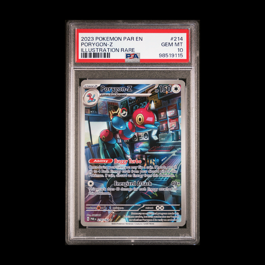 Porygon-Z - Paradox Rift - Illustration Rare - 214/182 - PSA 10
