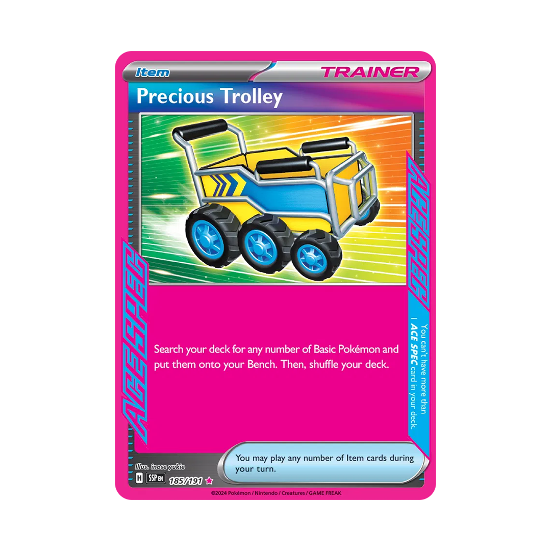 Precious Trolley - Surging Sparks - ACE SPEC Rare - 185/191