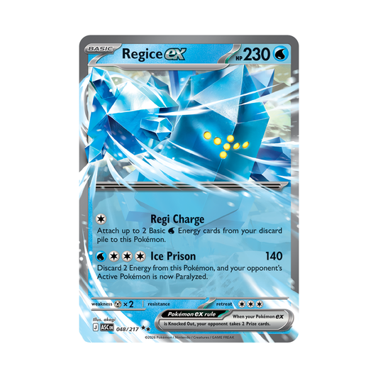 Regice ex - Ascended Heroes - Double Rare - 048/217