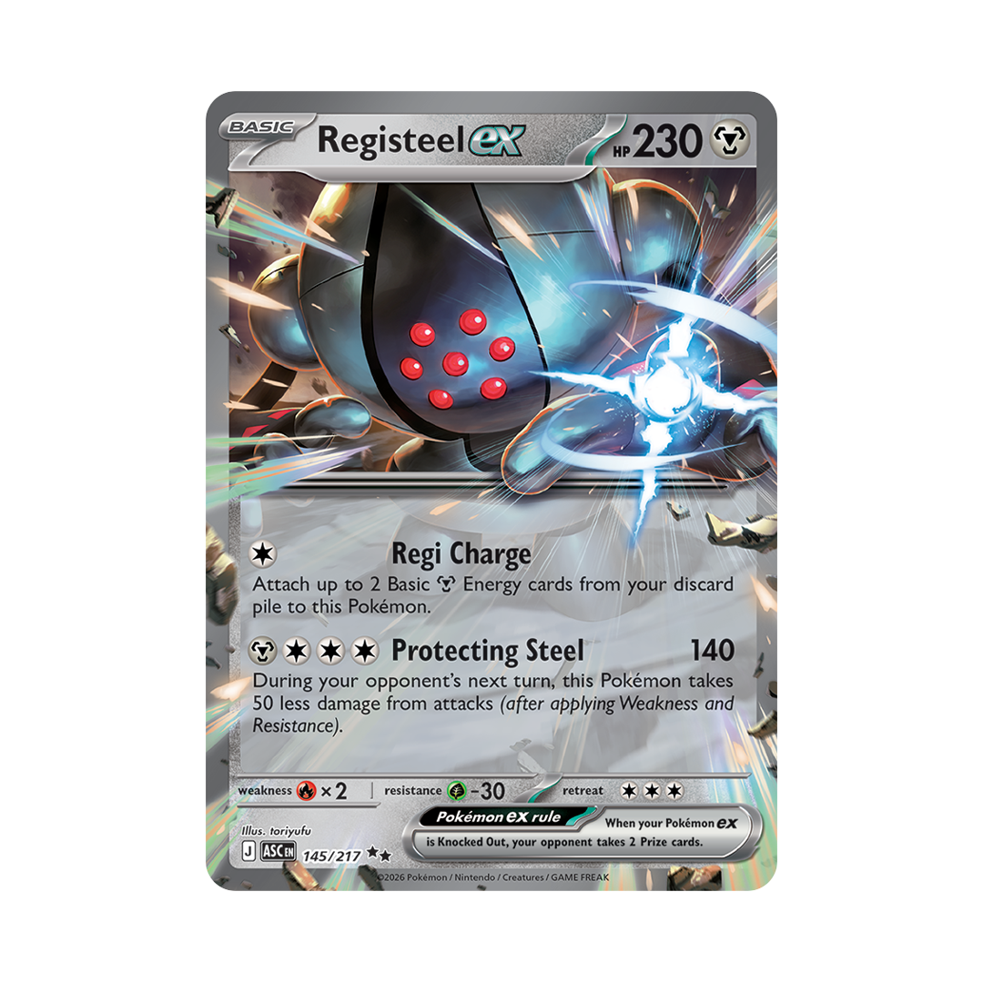 Registeel ex - Ascended Heroes - Double Rare - 145/217